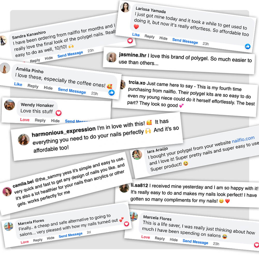 poly gel nail kit – nailflo